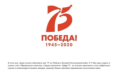 Рекомендации по оформлению предприятий торговли в честь празднования 75 годовщины победы в ВОВ