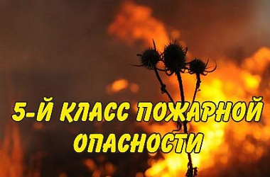 Внимание! Высокая пожарная опасность! 