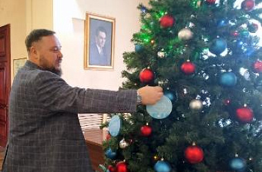 Глава города Ейска Денис Квитовский присоединился к Всероссийской акции «Ёлка Желаний»
